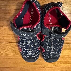 Nautica Kids Shark Pattern Water Shoes
